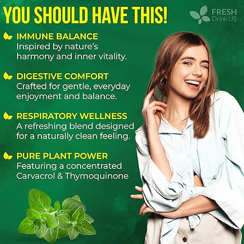 Miniatura 5 de FRESHDRINKUS, Cápsulas blandas de aceite de orégano prémium  330 unidades  Mezcla de 300 mg de aceite de orégano (Origanum minutiflorum) + 200 mg de
