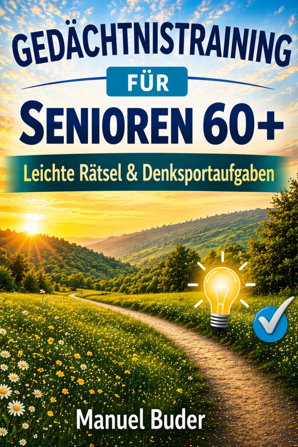 Gedächtnistraining für Senioren 60+: Leichte Rätsel & Denkaufgaben für mehr geistige Fitness | Für Konzentration & Gedächtnis