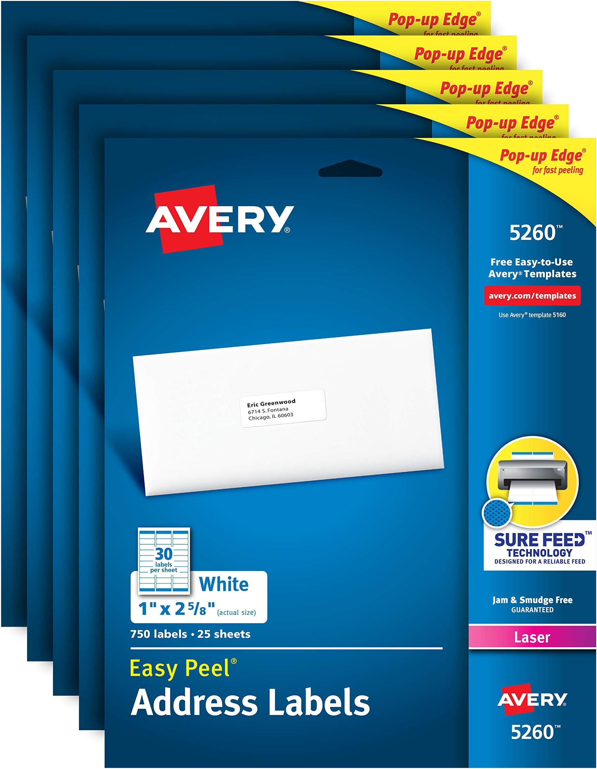 amazon fba label size avery