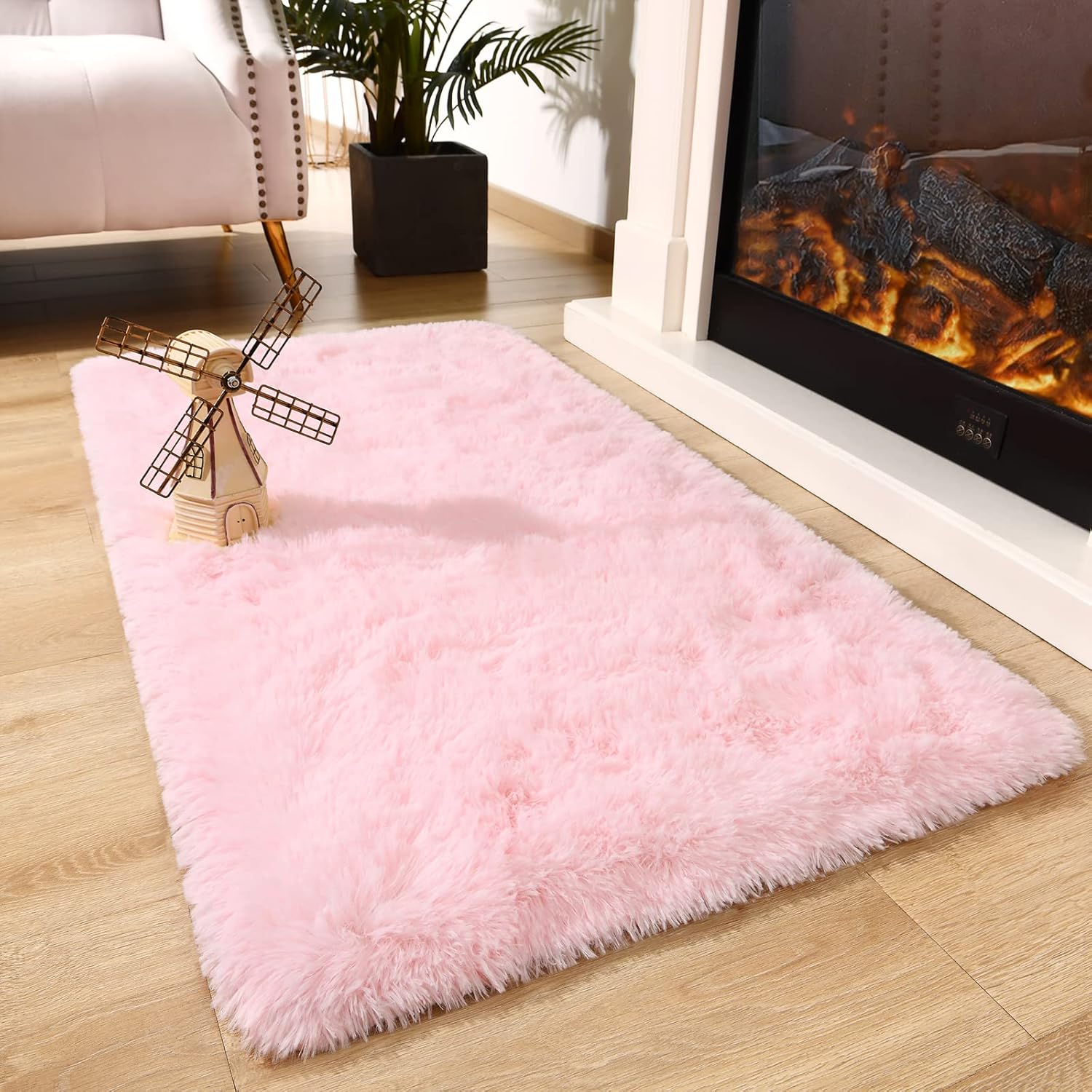 Amazon.com: Chicrug Soft Runner Rug for Bedroom Living Room Plush ...