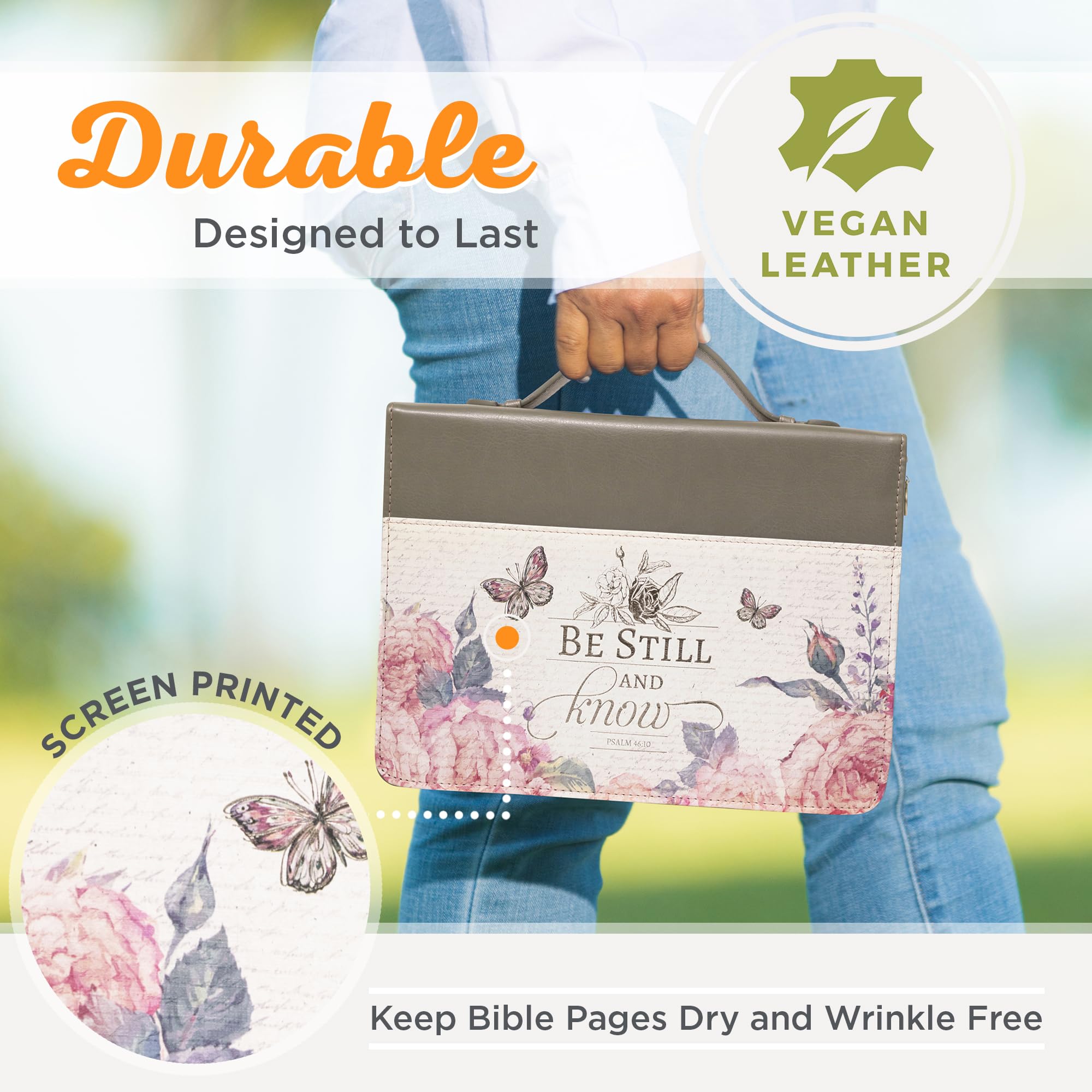 Amazon.com: Christian Art Gifts Women's Fashion Bible Cover Be