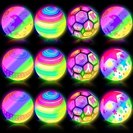 Glowing Orbs of Delight: 12 Lighted Balls for Kids