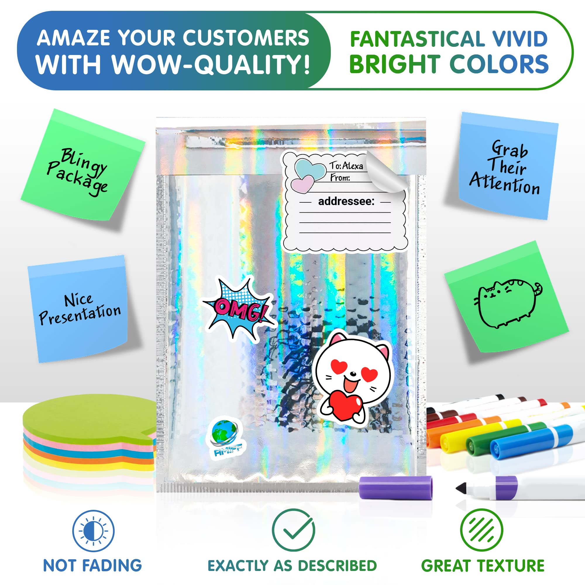 Film à Bulles Enveloppes à Bulles Enveloppes Rembourrées Doublées Poly