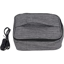 USB Powered Heated Lunch Box, Portable Food Warmer Bag 5V/2A Heated Lunch Bag with Water Proof Lining Design for Office, Car, Outdoor, Travel, Picnic, Camping, Backpack, Gym