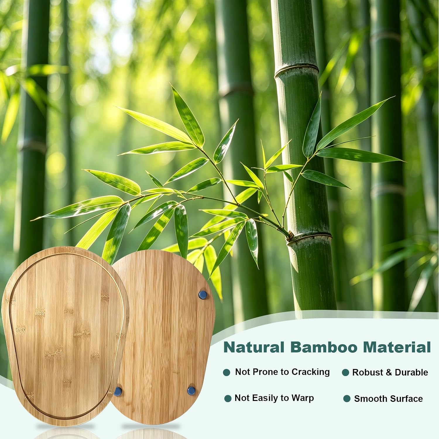 Bamboo Mixer Slider Mat for KitchenAid Stand Mixer 5-8 Qt Bowl Tilt Head Stand Mixer, Kitchen Countertop Storage Accessories Mixer Moving Tray Attachments