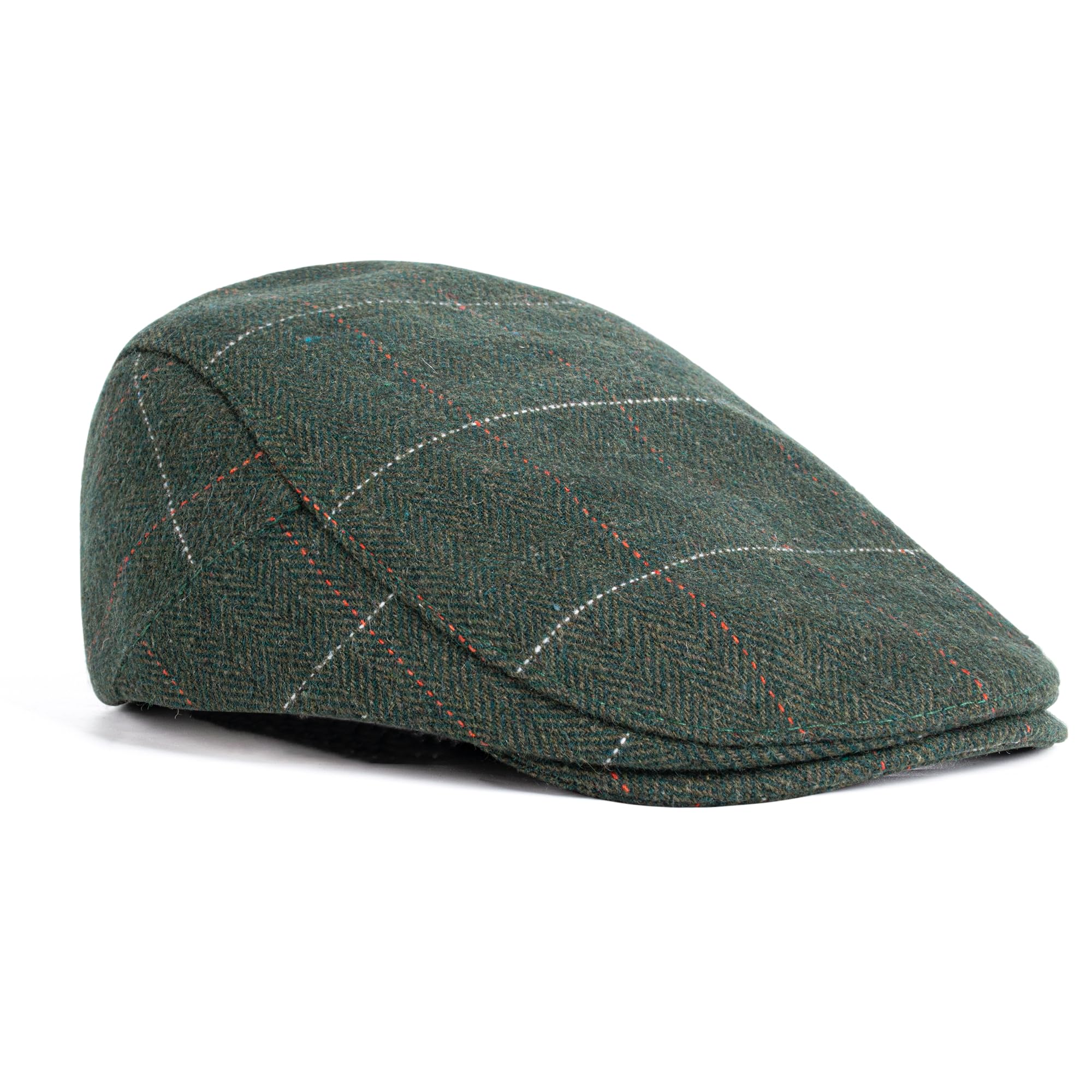 Besbomigmens Tweed Flat Cap Driving Hat Newsboy Cap Adjustable