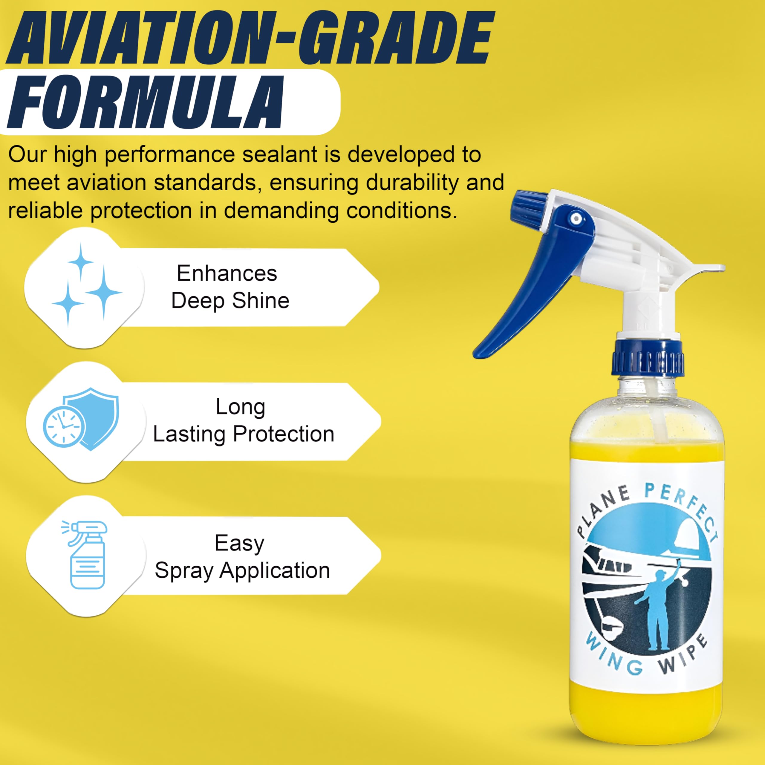 Amazon.com: Plane Perfect Wing Wipe Quick Detail Spray Sealant