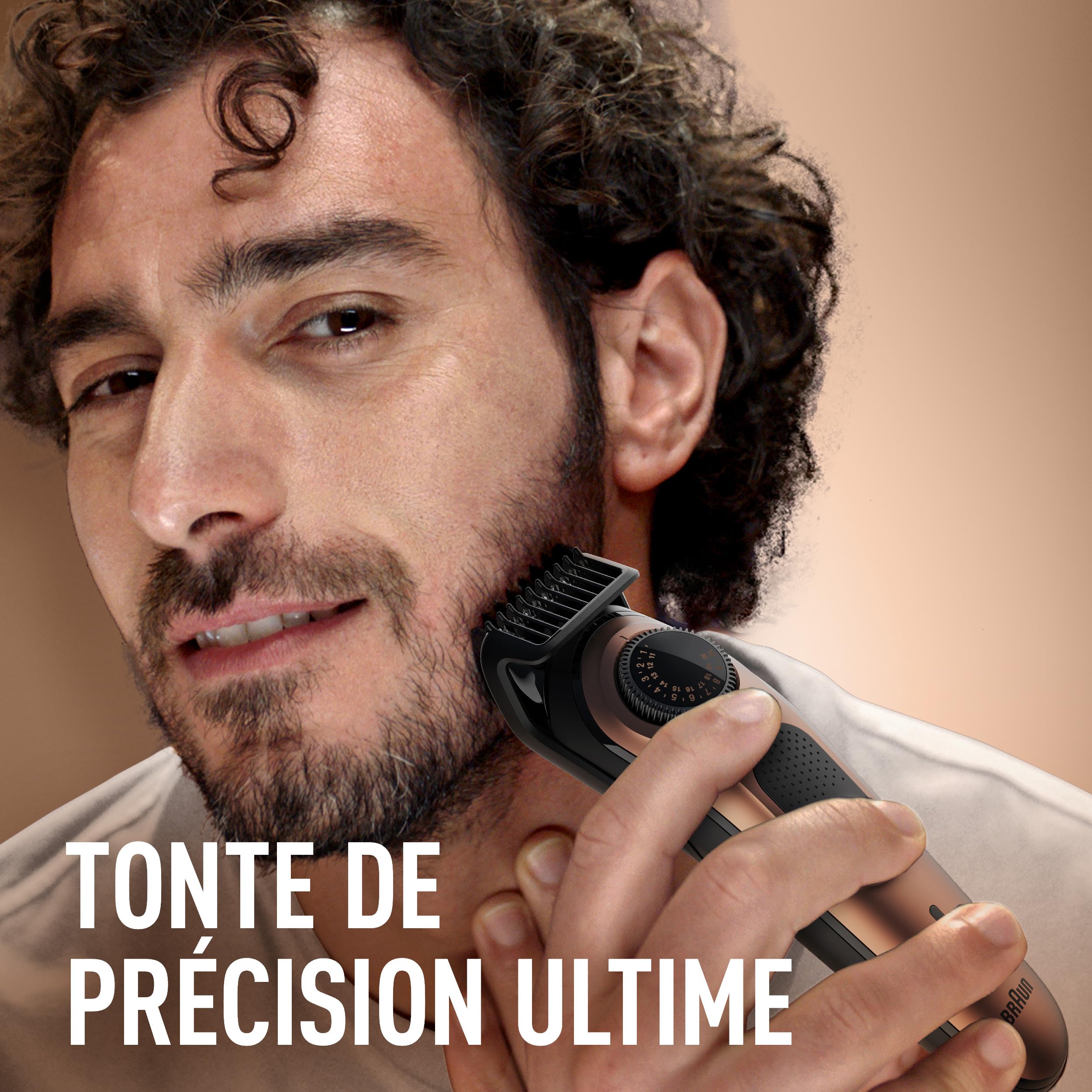 King C. Gillette Kit Barbe Homme, Tondeuse Electrique et 2 Soins Visage | 40 Longueurs, Lames Inusables en Métal, Coffret avec Mini Nettoyant et Baume Adoucissant