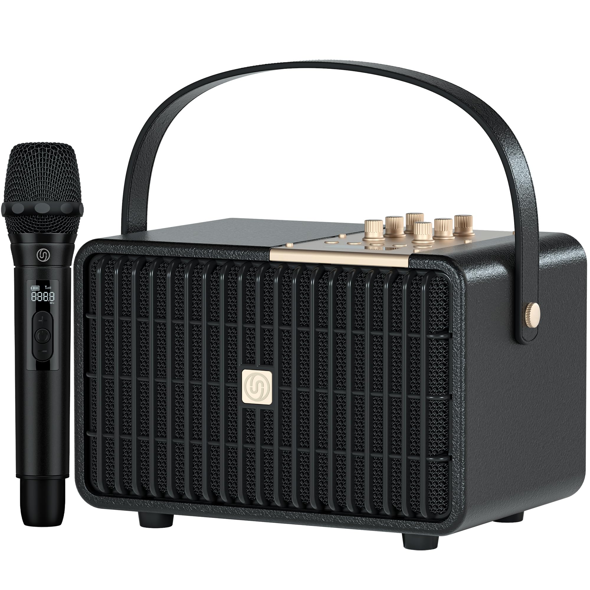 SUPNIU Altavoz Bluetooth portátil 240W Máxima Altavoz inalámbrico (Negro)
