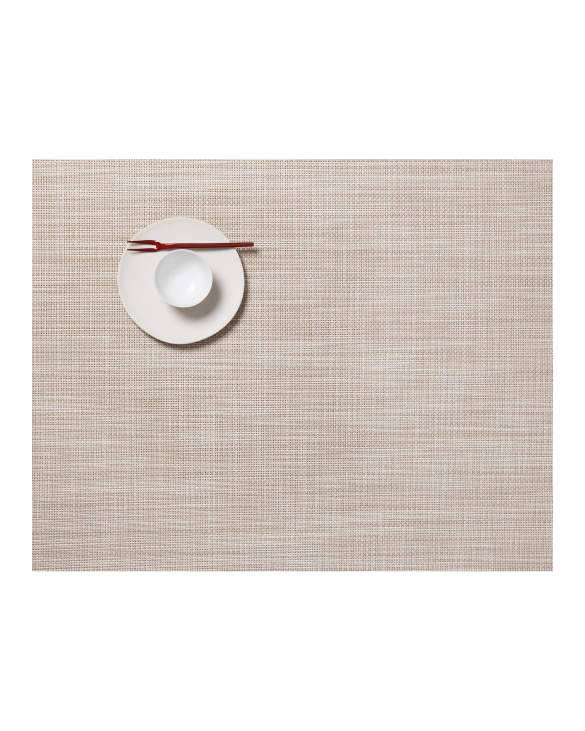 Photo 1 of Chilewich Mini Basketweave Placemats, Woven Rectangle Placemats Set of 4