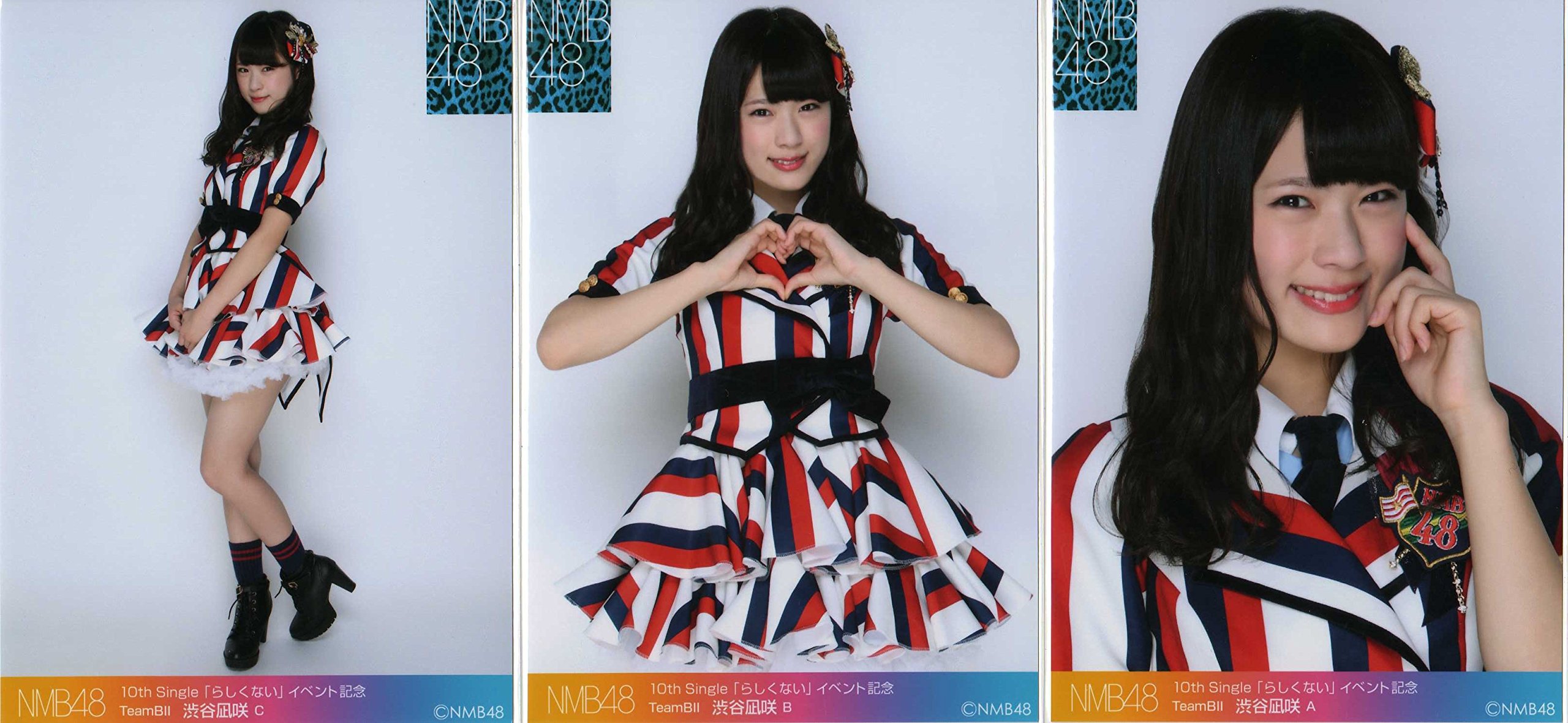 渋谷凪咲(NMB48) RAY!!! 直筆サイン入りチェキ ポラロイド写真 【公式
