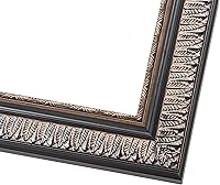 Vista 3 de Marco de fotos Payton de 23 x 23 pulgadas, de madera maciza ornamentada, de 1.75 pulgadas de ancho, profundidad interior de 0.5 pulgadas, marco