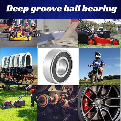 Miniatura 7 de 99502H-2RS 1623-2RS Rodamientos de husillo de cortacésped, para MTD 736-0617, 741-0155, 941-0155, Cushman 812899, Troy-Bilt 1185169,230-003 Mini