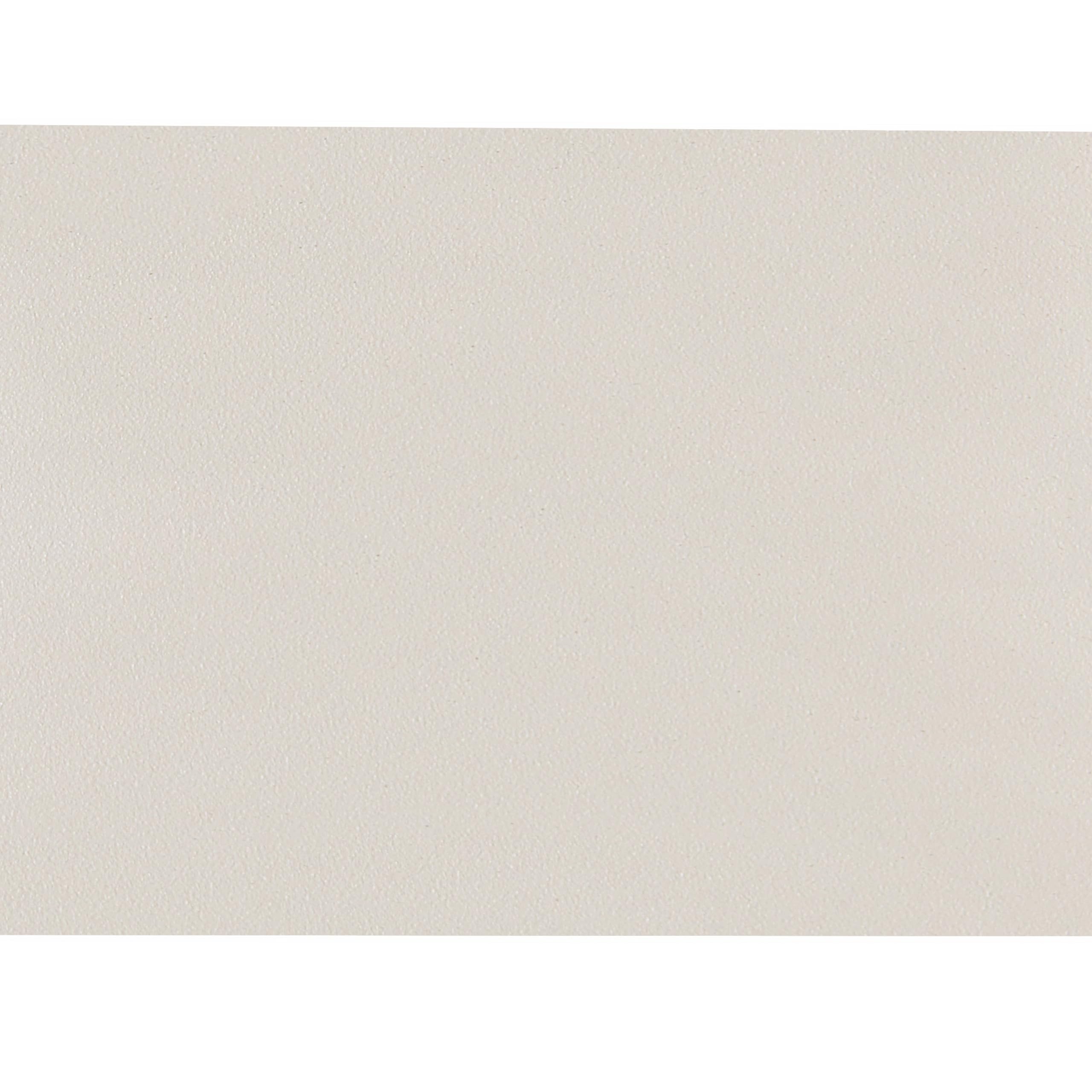 Beliani Sedia a dondolo da giardino moderna in metallo Design a doghe per esterni Alluminio bianco sporco