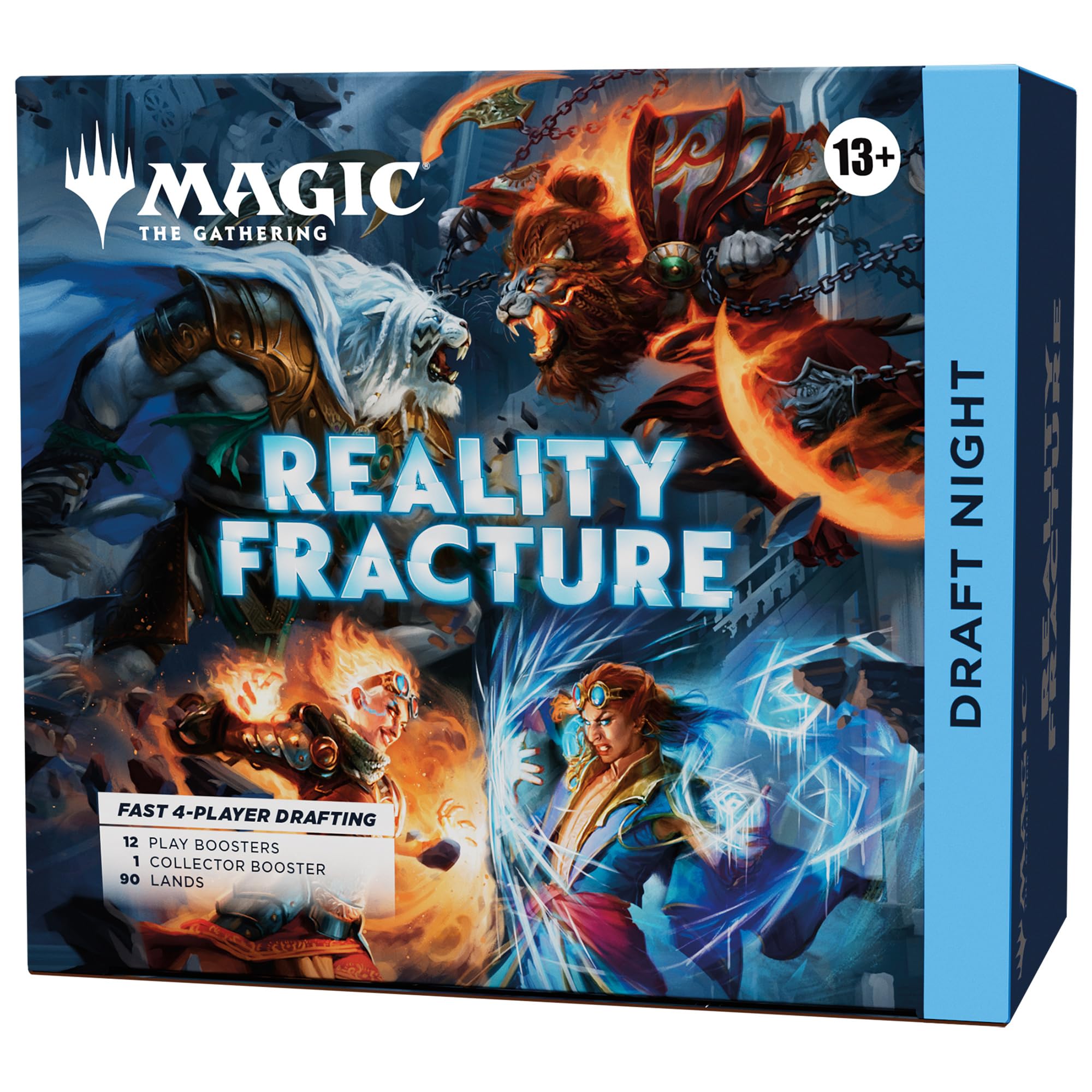 Magic: The Gathering Reality Fracture Draft Night | 1 Collector Booster, 12 Play Boosters, 90 Lands, 10 Tokens (English Version)