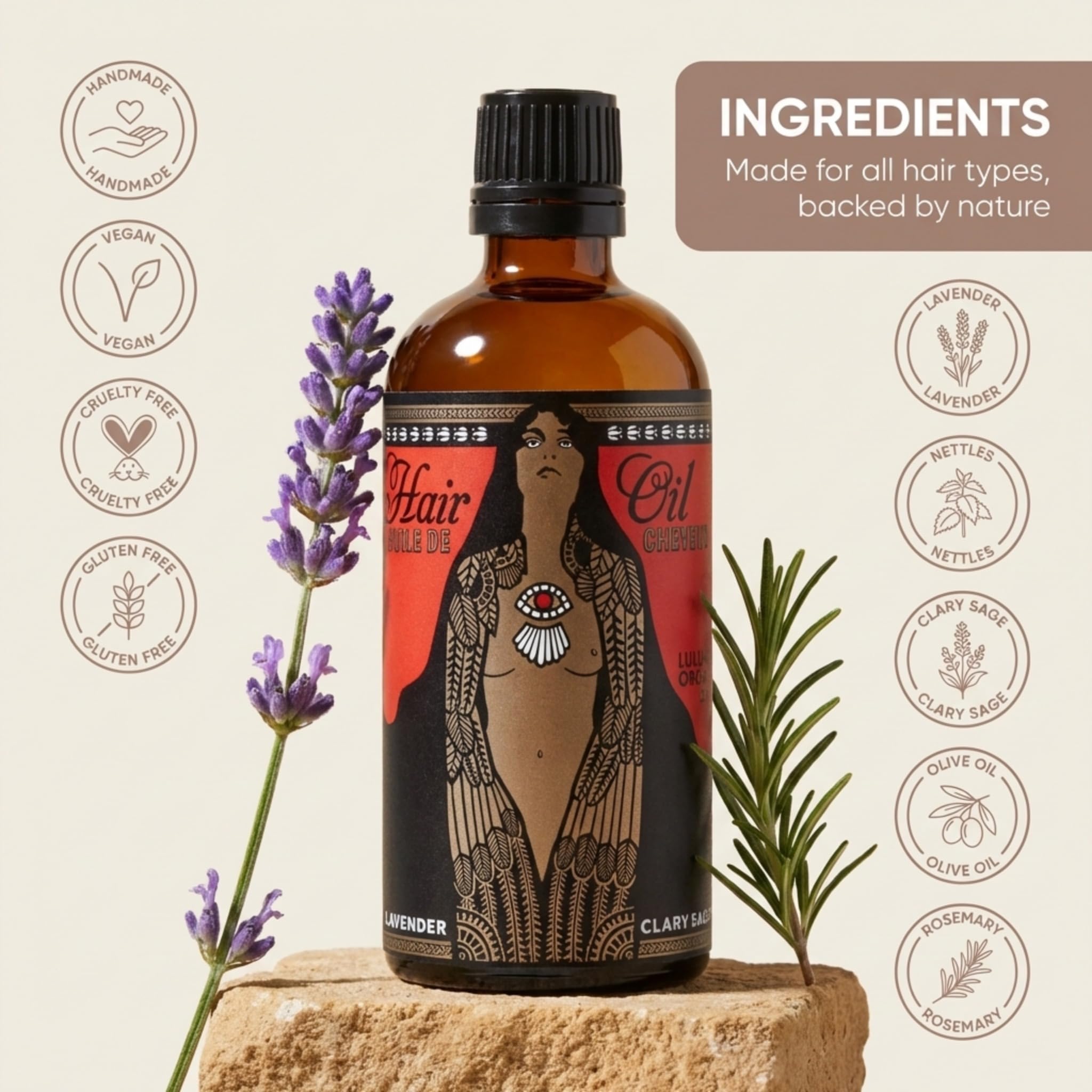 Amazon.com: Lulu Organics Argan Oil for Hair, Nourishing