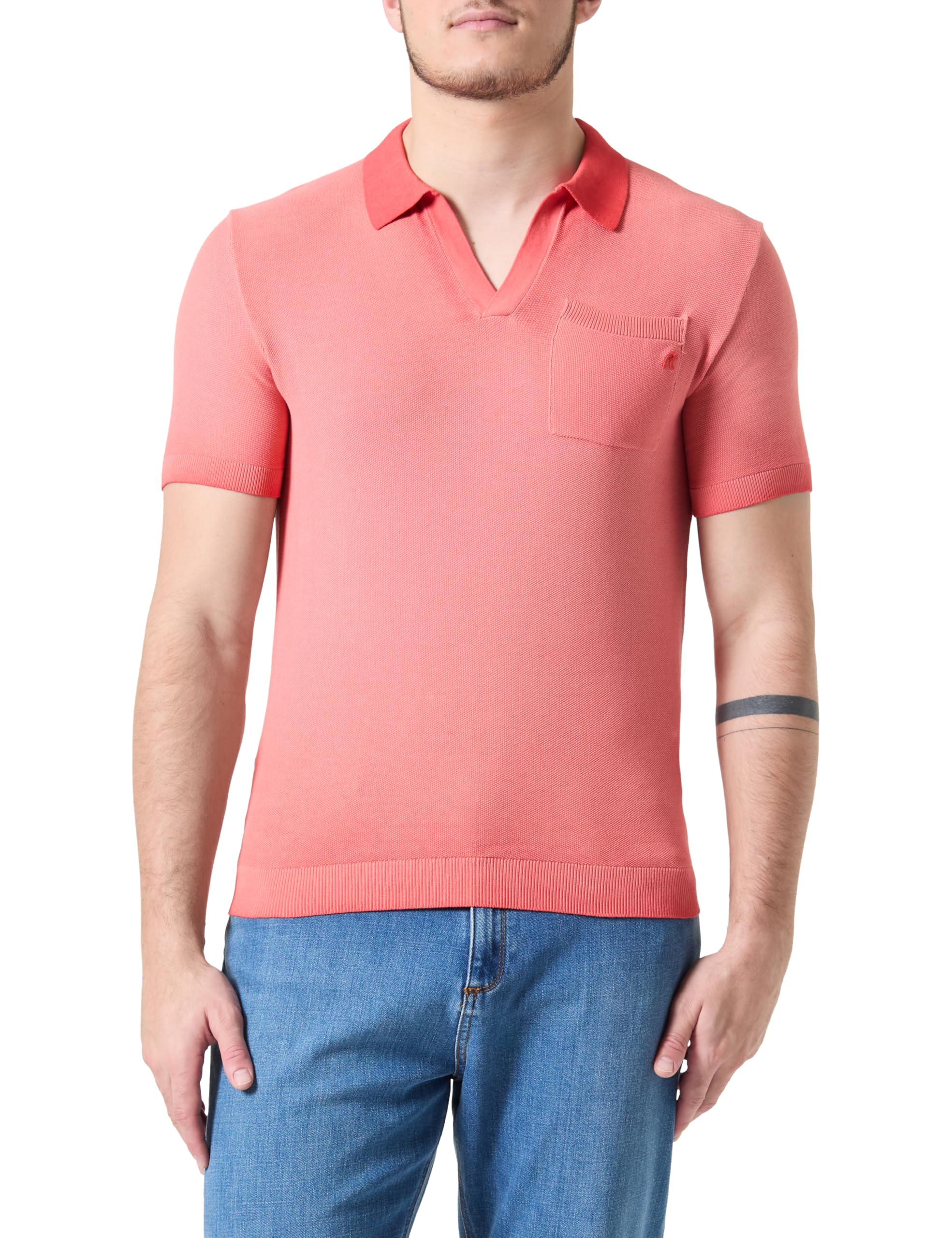 Replay Uk4704 Suéter, 542 Orange, XS para Hombre