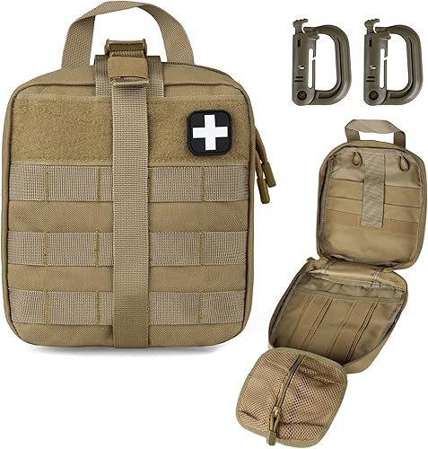Miniatura 14 de LIVANS Bolsa de primeros auxilios vacía médica Ifak bolsa Molle EMT bolsas Rip-Away táctico militar trauma emergencia médica bolsa