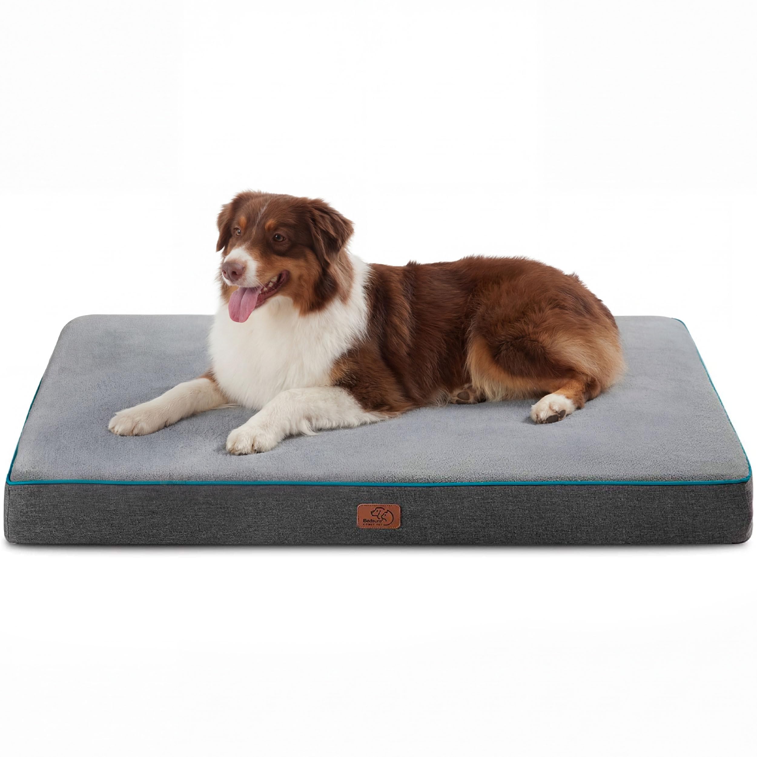 Photo 1 of ***SIMILAR ITEM***
Bedsure Memory Foam Dog Beds Large Sized Dog - Orthopedic Pet Beds for Crate with Removable Washable Cover and Nonskid Bottom, Plush Flannel Fleece Top Pet Mat, Grey