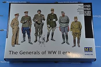 Amazon | THE GENERALS OF WW II 6 FIGURES 1/35 MASTER BOX 35108