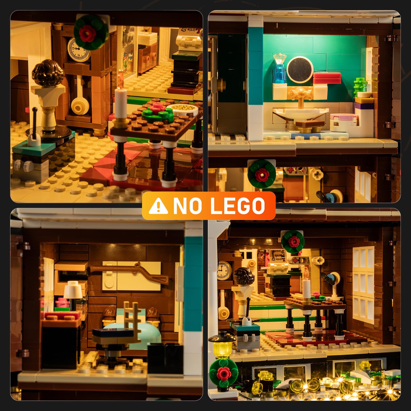 LIGHTAILING Licht-Set Für Lego-21330 Home Alone - Led-Beleuchtungsset Kompatibel Mit Lego Bausteinen Modell - Modell Set Nicht Enthalten