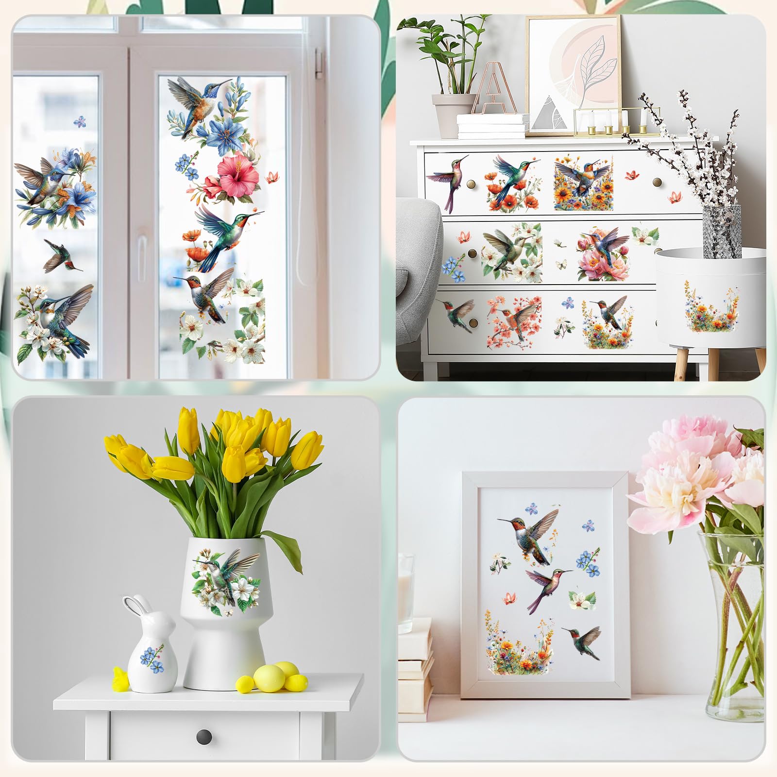 Vintage Hummingbird Transfers - DIY Crafts -5