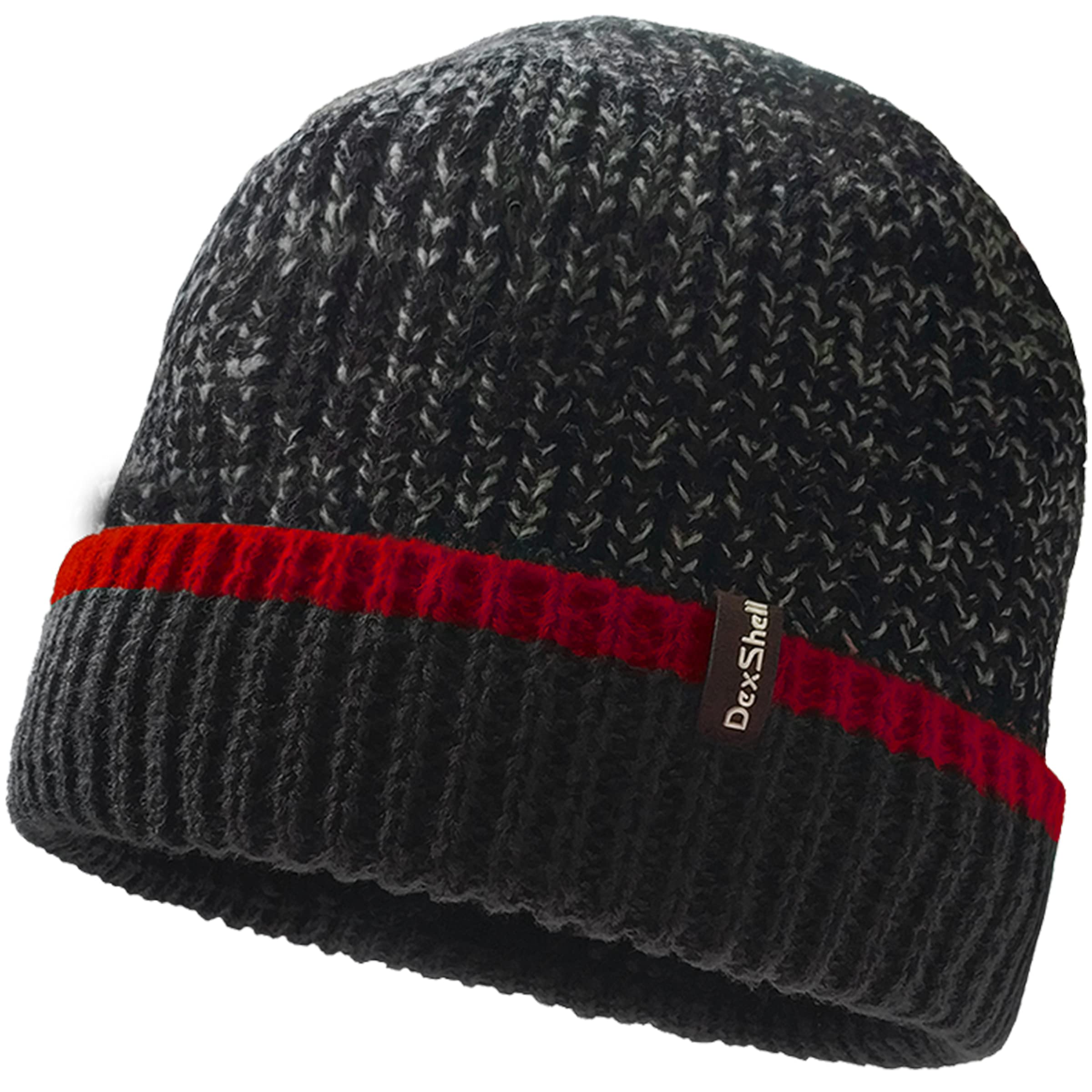 Dexshell Men's Green Edge Cuffed Waterproof Windproof Breathable Beanie Hat - S/M