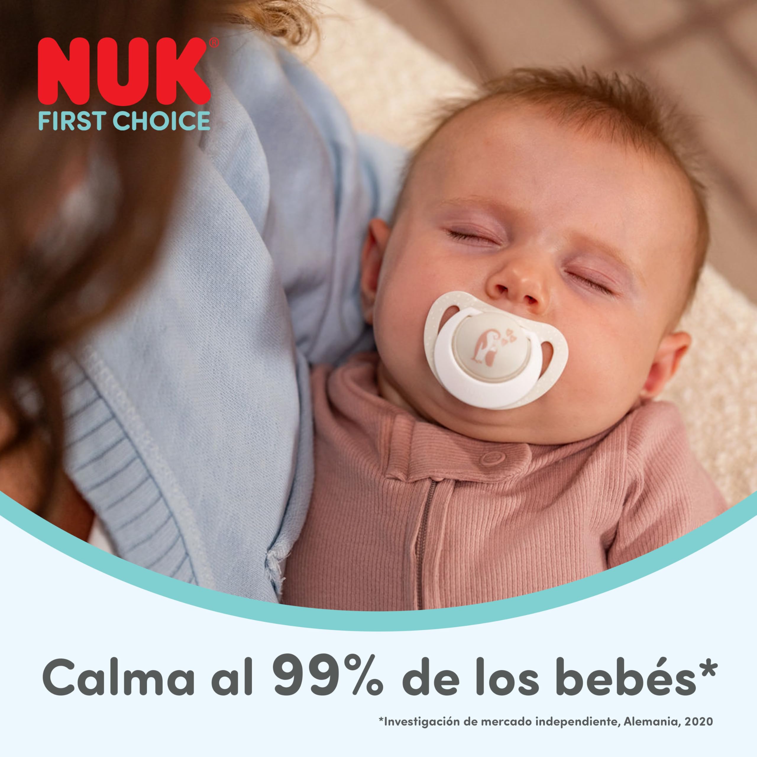 NUK First Choice Perfect Start Set de Biberones para Recién Nacidos | 0-6 Meses | 4 Anticólicos (150 ml, 300 ml), 2 Tetinas, 1 Chupete, 1 Cepillo para Biberones | Ballena | 8 Piezas