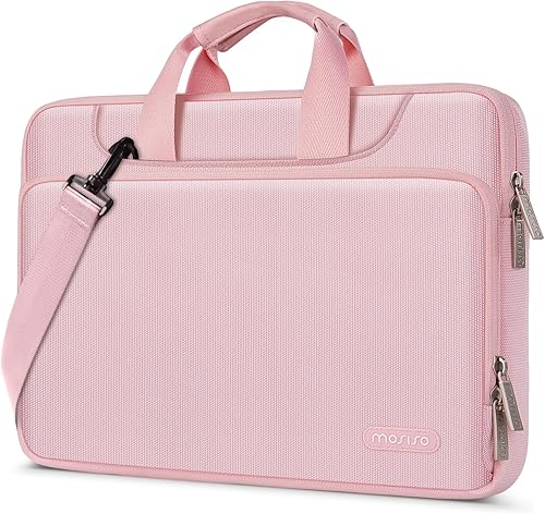 Miniatura 24 de MOSISO 360 Bolsa Protectora para Laptop de Hombro Compatible con MacBook Air/Pro, Notebook de 13-13.3 pulgadas, Compatible con MacBook Pro de 14