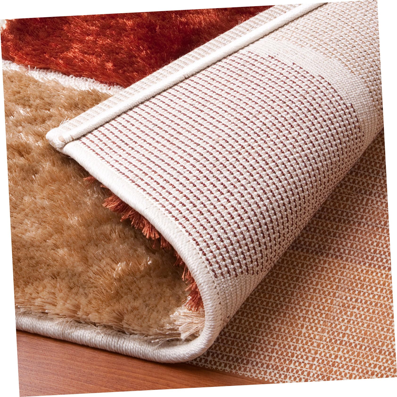 HOMSFOU Tapis Antidérapant 200x300 Cm en PVC pour Tapis Protection du Sol en Bois Dur, Empêche Le Glissement Gondolage, Maison Bureau