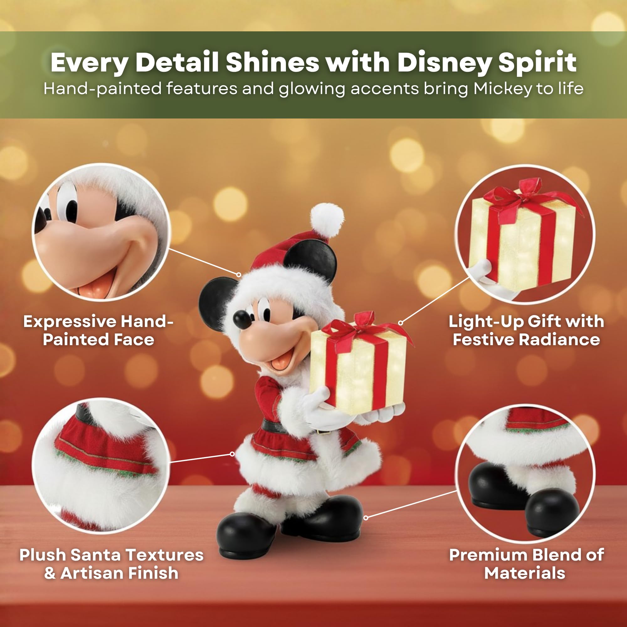 Amazon.com: Department 56 Disney Mickey Mouse Figurine – 17