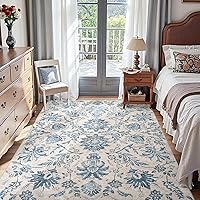 Vista 63 de jinchan Tapete de pasillo o cocina lavable, de época, reverso de hule antideslizante, ultradelgado, floral, para dormitorio, baño, lavandería y sala