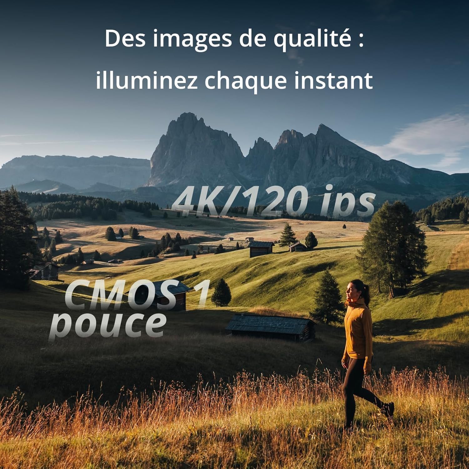 DJI Osmo Pocket 3, Caméra Numérique 4K/120 ips, Stabilisation 3 Axes, Écran Tactile Rotatif 2"