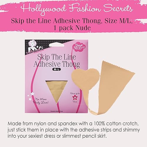 Miniatura 3 de Hollywood Fashion Secrets, Tanga Adhesiva Reutilizable Skip the Line