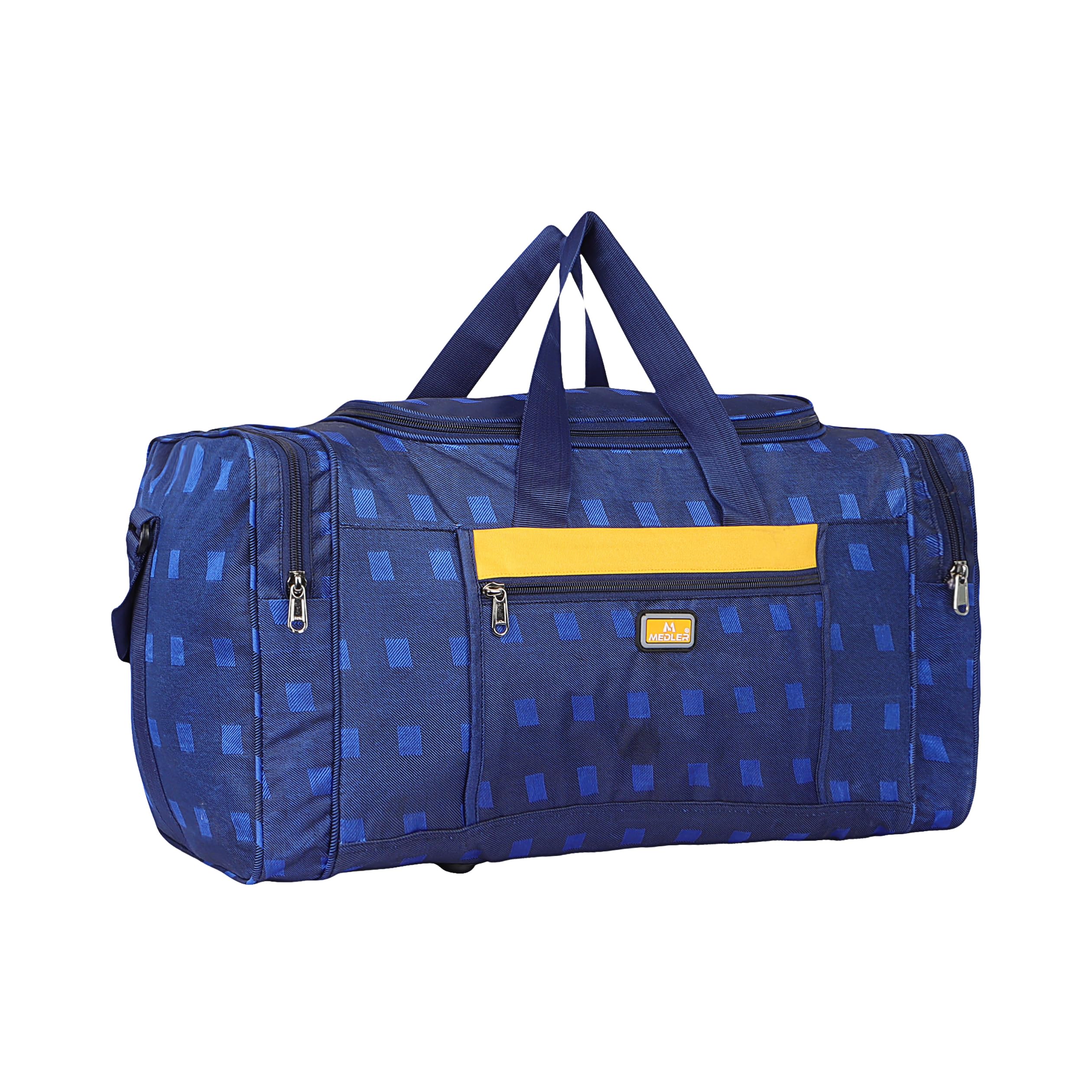 Zylo Polyester 60 litres Duffle Bag | Waterproof Duffel Bag | Luggage Bag with Adjustable Strap - (Navy Blue)-image-30