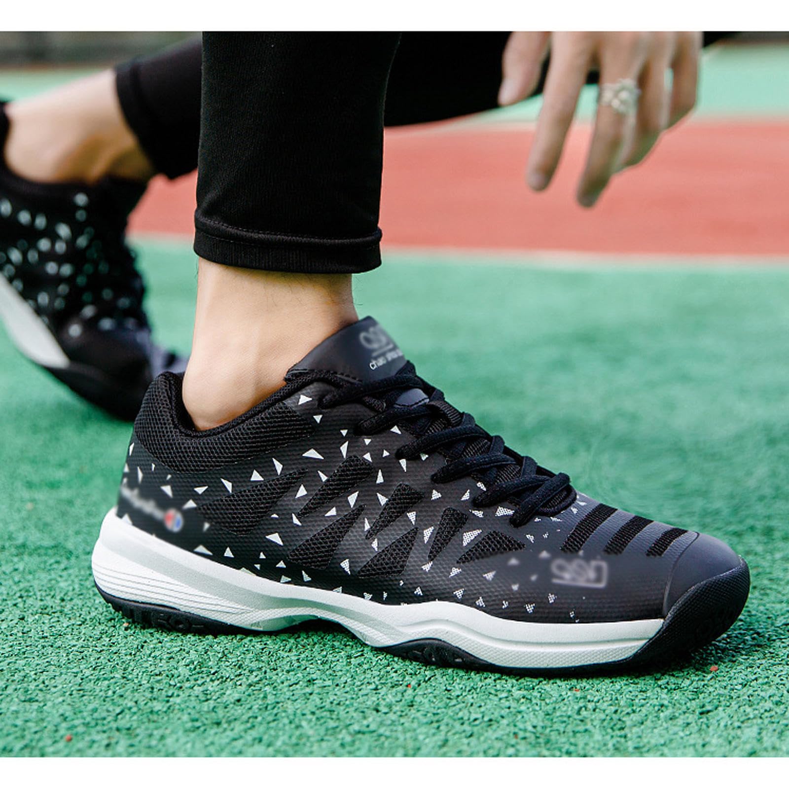 Chaussures De Sport Légères Pour Homme - Badminton, Tennis, Squash, Volley - Respirantes, Semelle Amortissante EVA - Taille 36 à 45 - 11