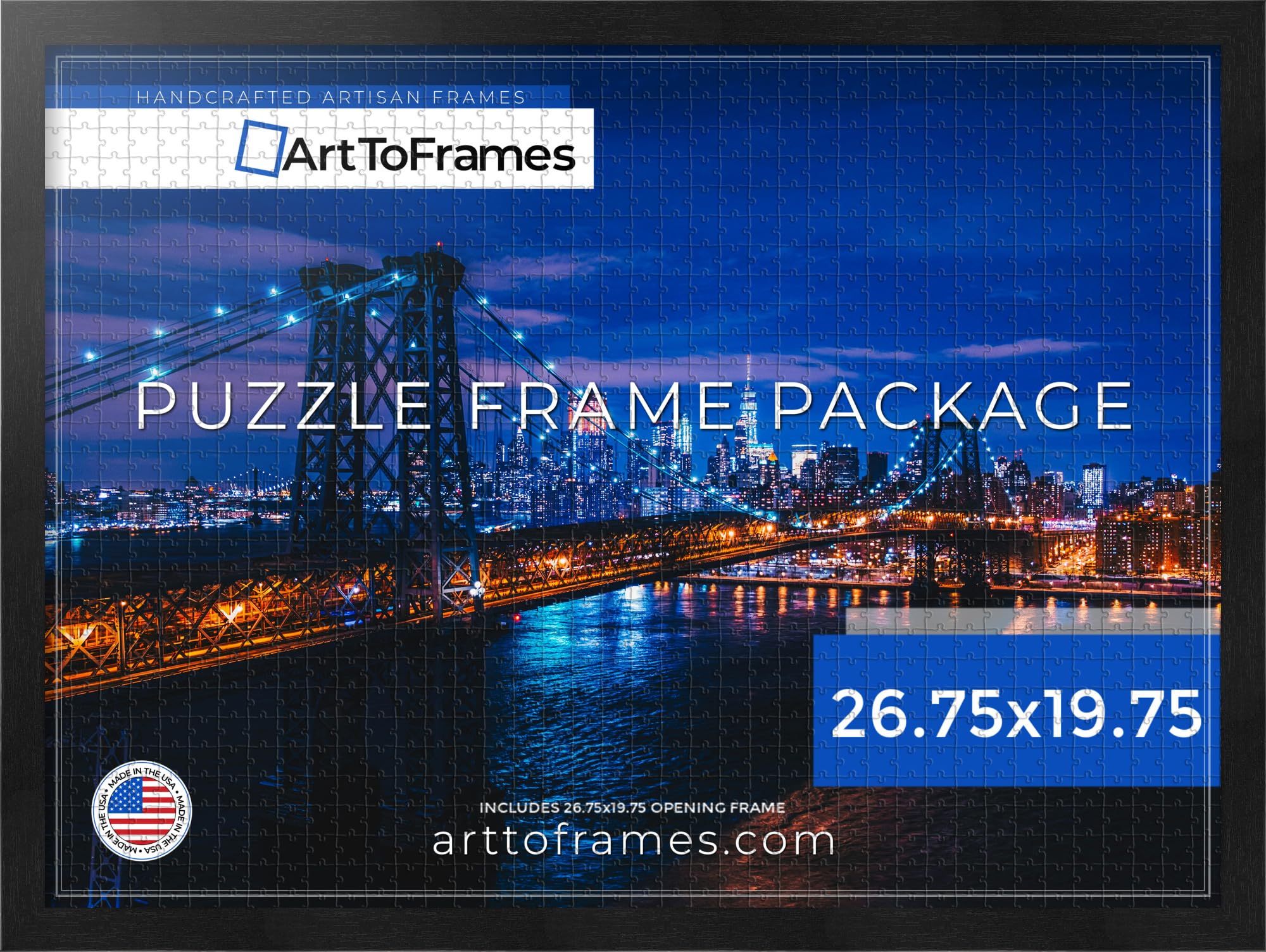 Amazon.com - ArtToFrames 26.75x19.75 INCH / 68x50 CM Black Frame