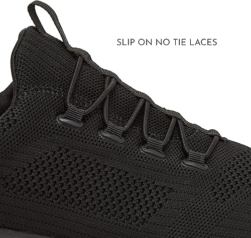 Miniatura 4 de Avia Anchor SR Mesh Slip On Black Zapatos antideslizantes para hombres, zapatos de trabajo resistentes al agua para hombre y restaurante o servicio