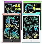 TECJOE LCD Writing Tablet Set, 8.5 Inch Colorful Doodle Board Drawing Tablet for Kids, Kids Travel Games Activity Learning Toys Birthday Gifts for 3-6 Year Old Boys Girls Toddlers Preschooler