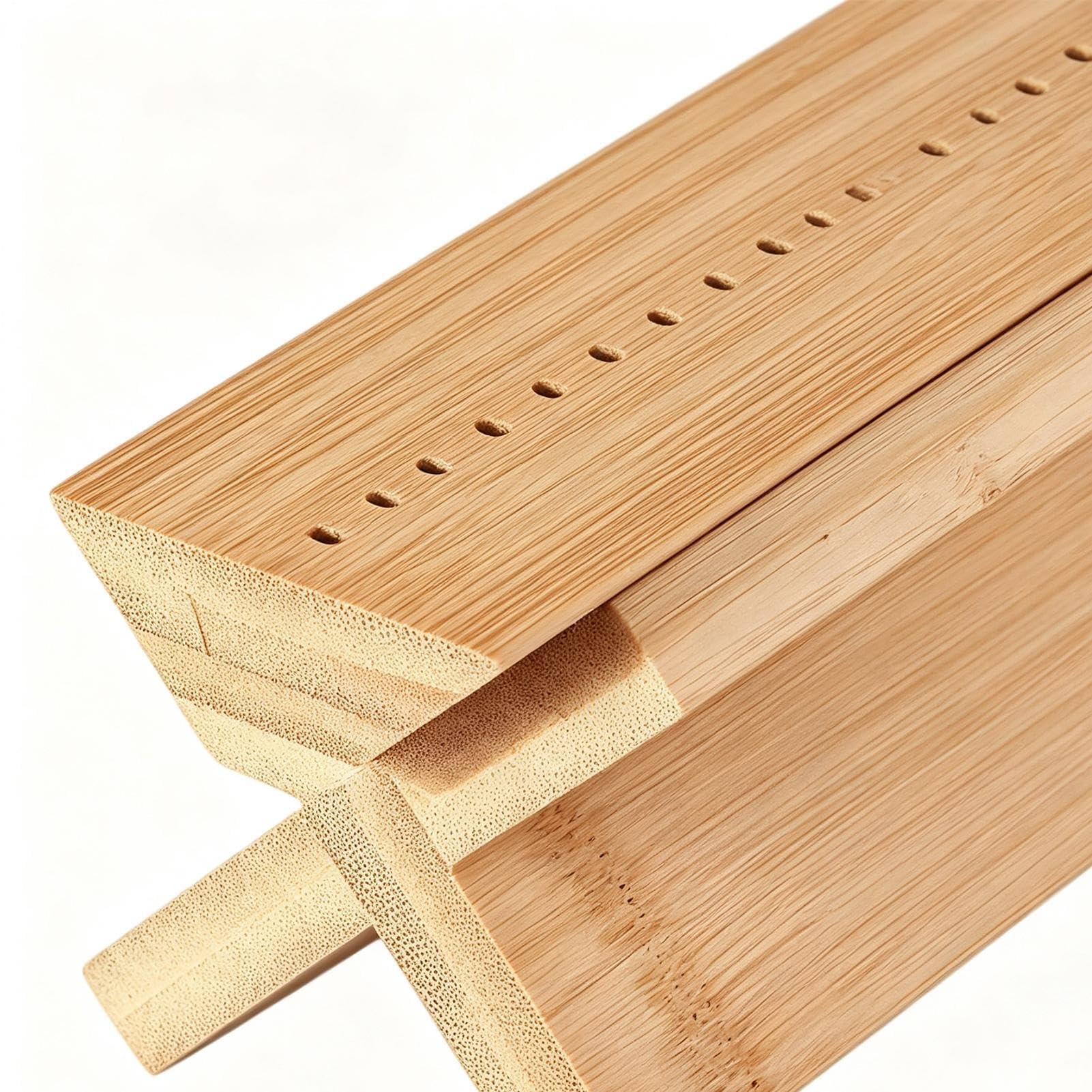 Punzón de encuadernación de madera punzón herramienta para diarios