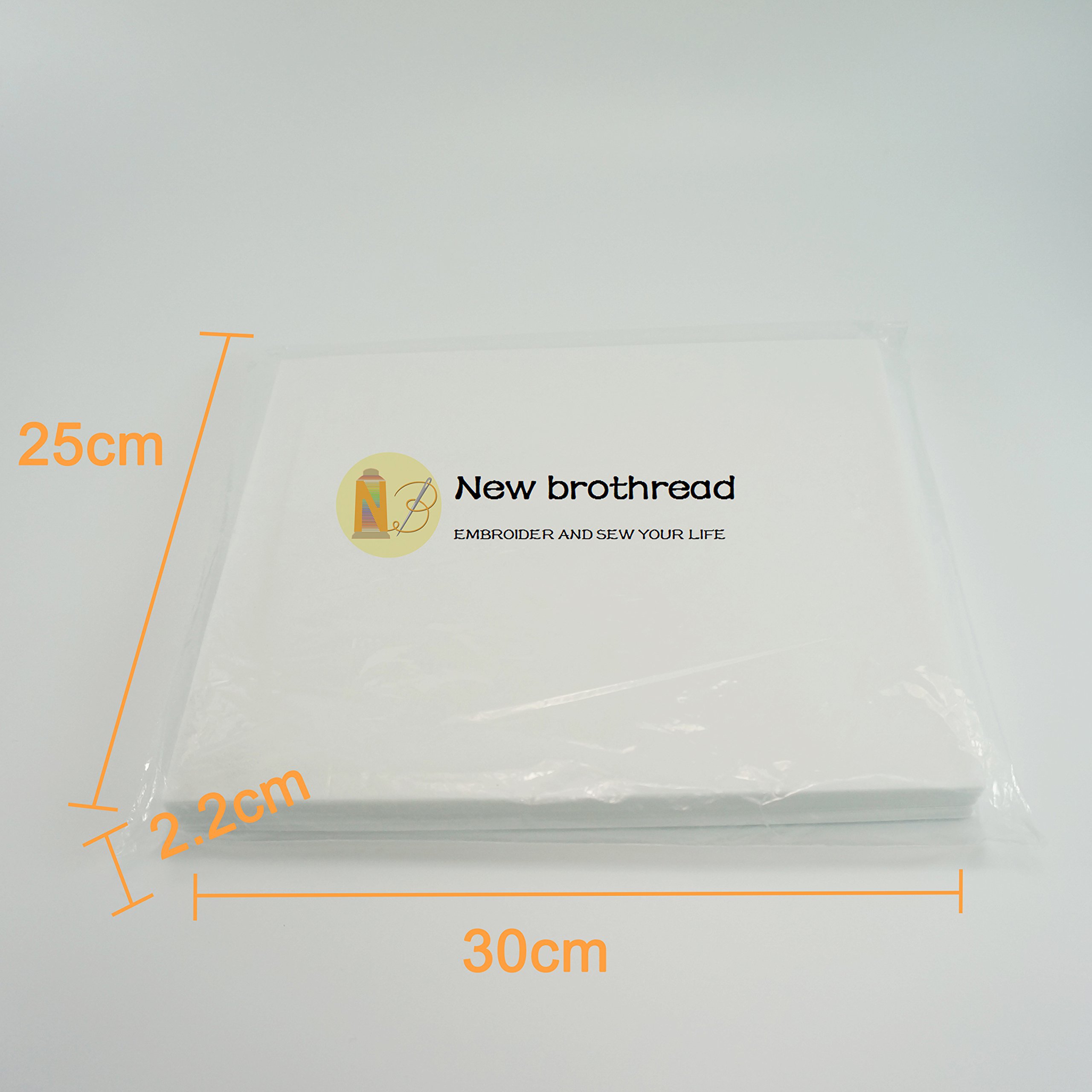 Amazon.co.jp: New brothread ティアアウェイ式ミシン刺繍用安定シート