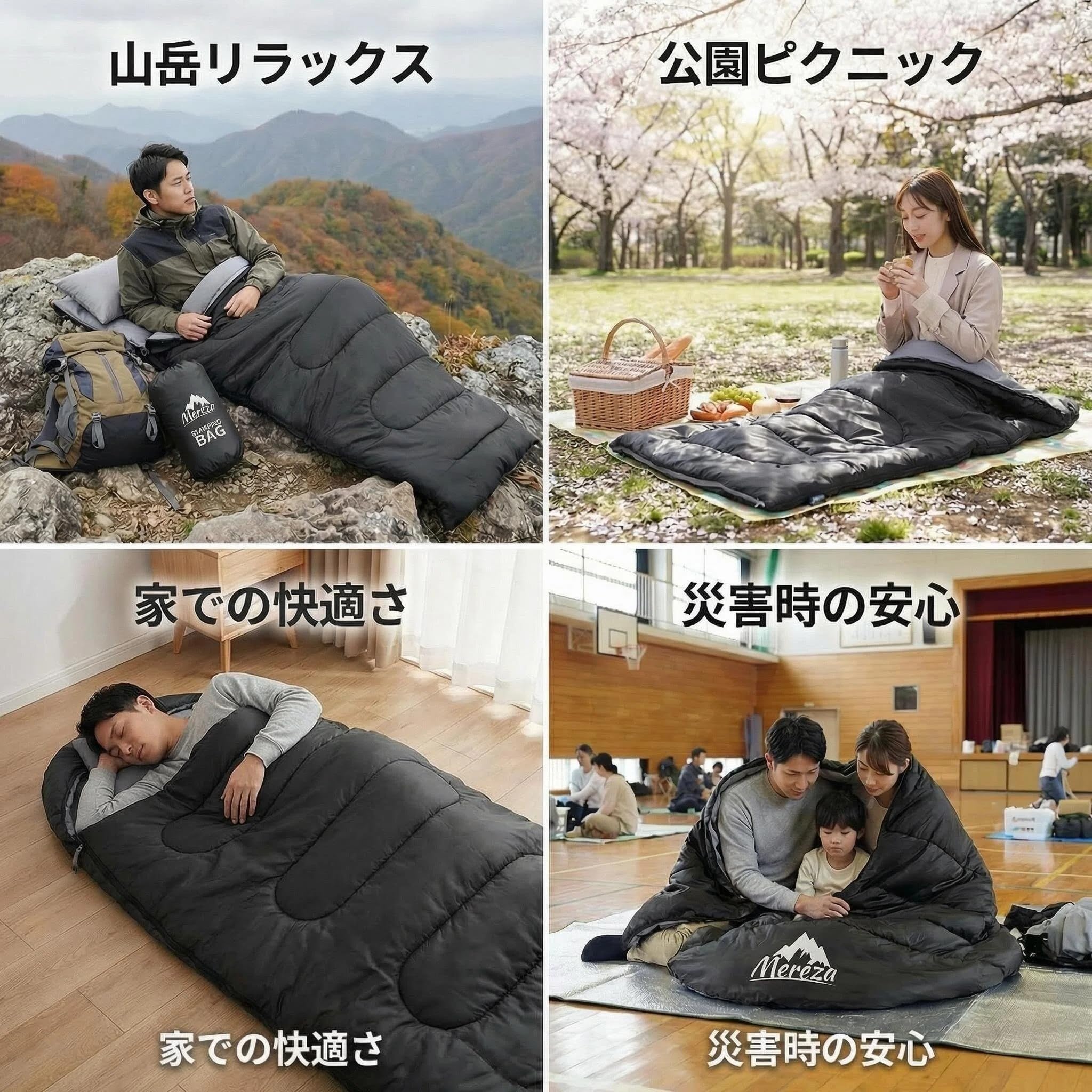 【BUERTS】 寝袋 冬用 オールシーズン Amazon.co.jp: MEREZA 寝袋 シュラフ オールシーズン ワイド 夏用 冬用