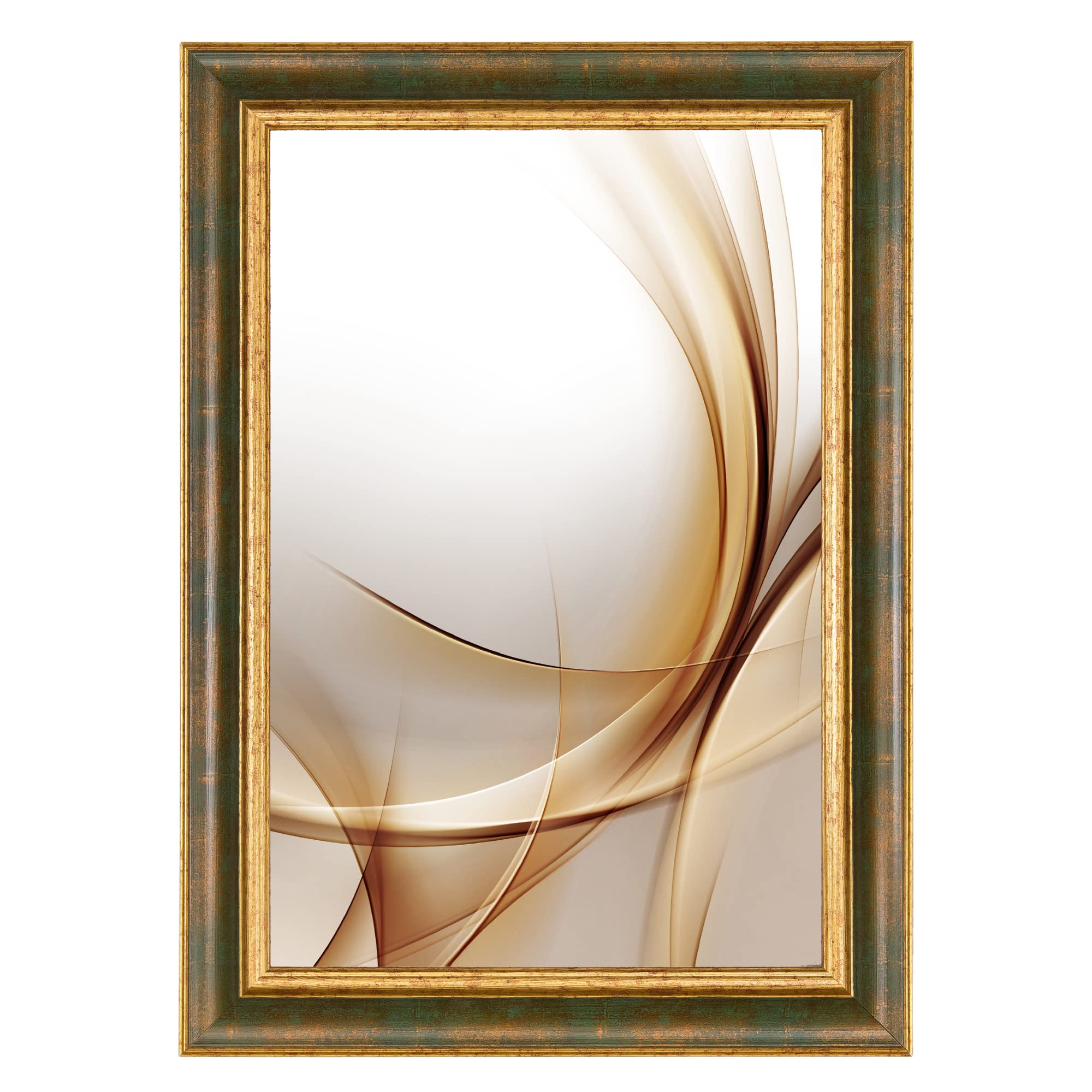FRAMO Barok Fotolijst Landhuis 48 x 58 cm uit massief hout | Oud-Zwart Goud | Kleur/Grootte te kiezen | Retro Vintage Antiek Lijst N°083 FRAMO Barok Fotolijst Landhuis 48 x 58 cm uit massief hout | Oud-Zwart Goud | Kleur/Grootte te kiezen | Retro Vintage Antiek Lijst N°083