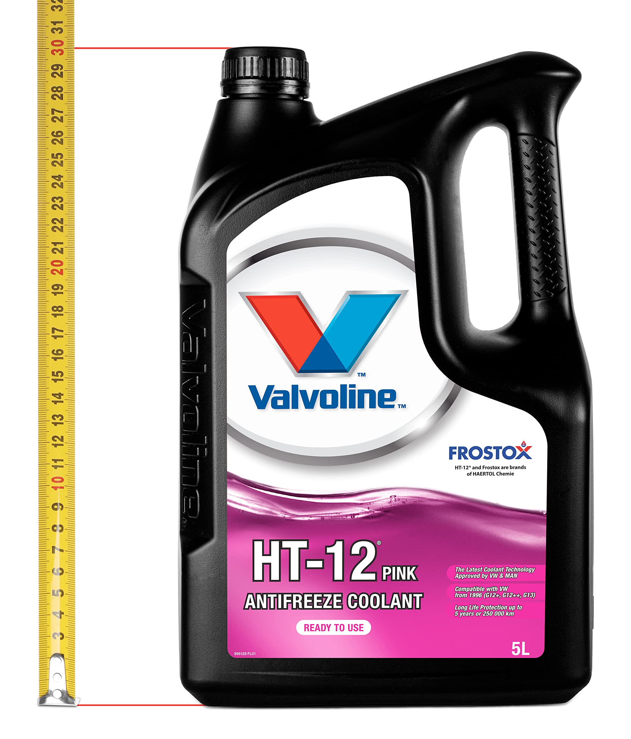 Valvoline Antifreeze Coolant HT-12 Pink Ready to Use, 5 l