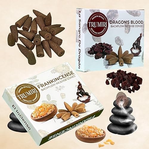 Vista 289 de Paquete combinado de conos de incienso de reflujo – 10 opio + 10 conos de incienso perfumados de cannabis