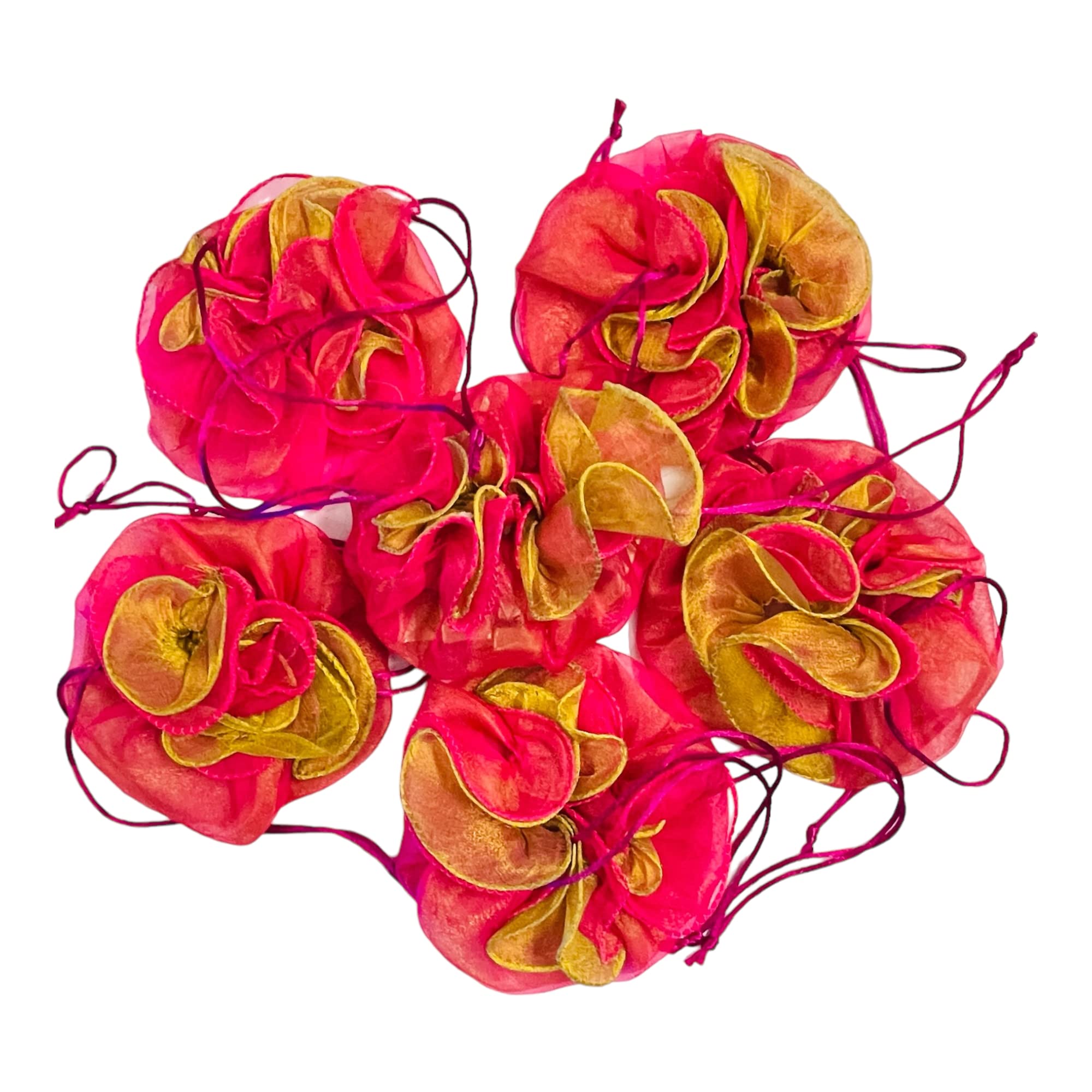 Moira 6pcs Tissue Silk Potli Tokri (500 gr) Drawstring Closure for Gifting, Jewellery Storage, Shagun (Medium 18 inch, Pink) (B0C3B7QQQQ) Amazon Price History, Amazon Price Tracker