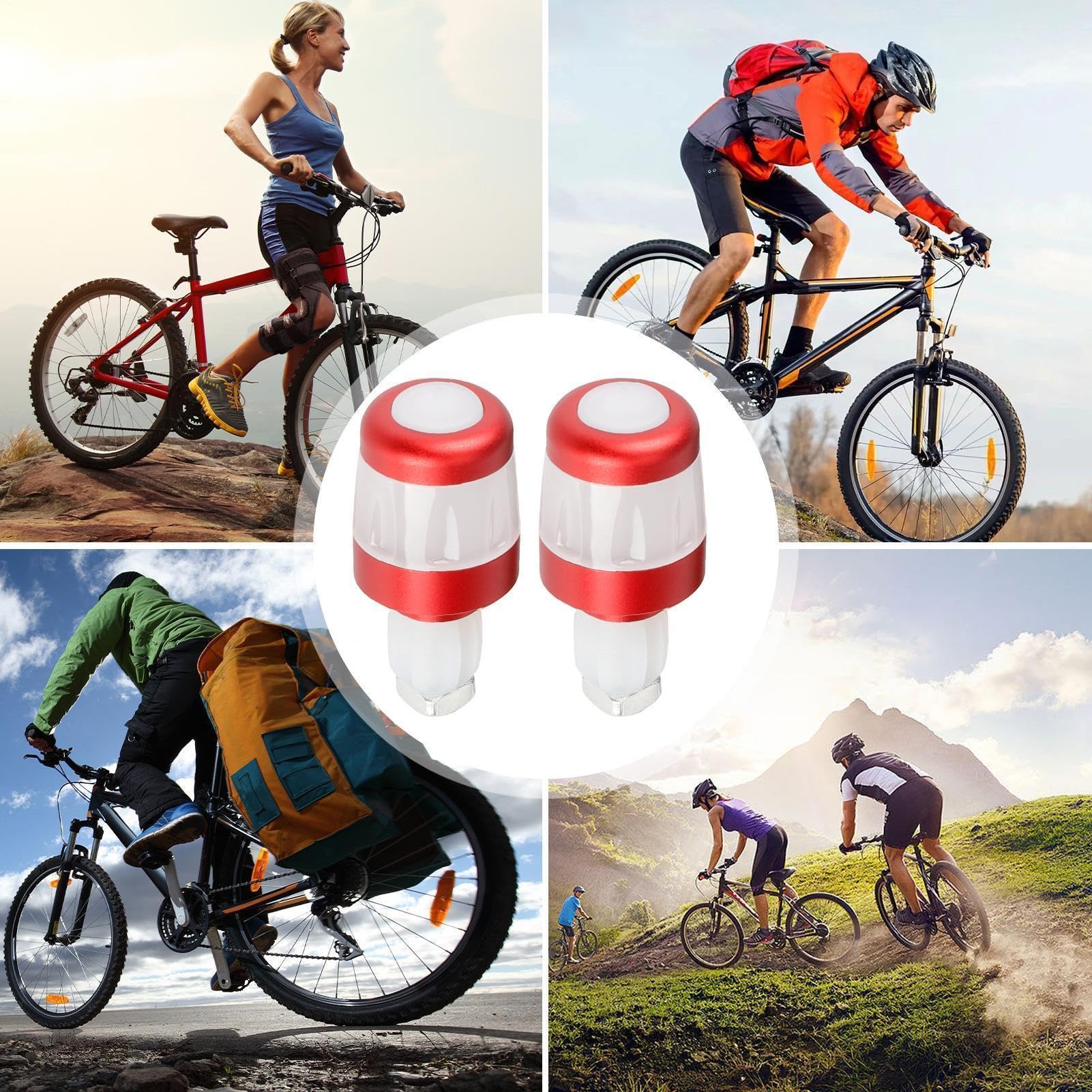 Scooter Clignotants LED étanches Poignée de guidon rechargeable