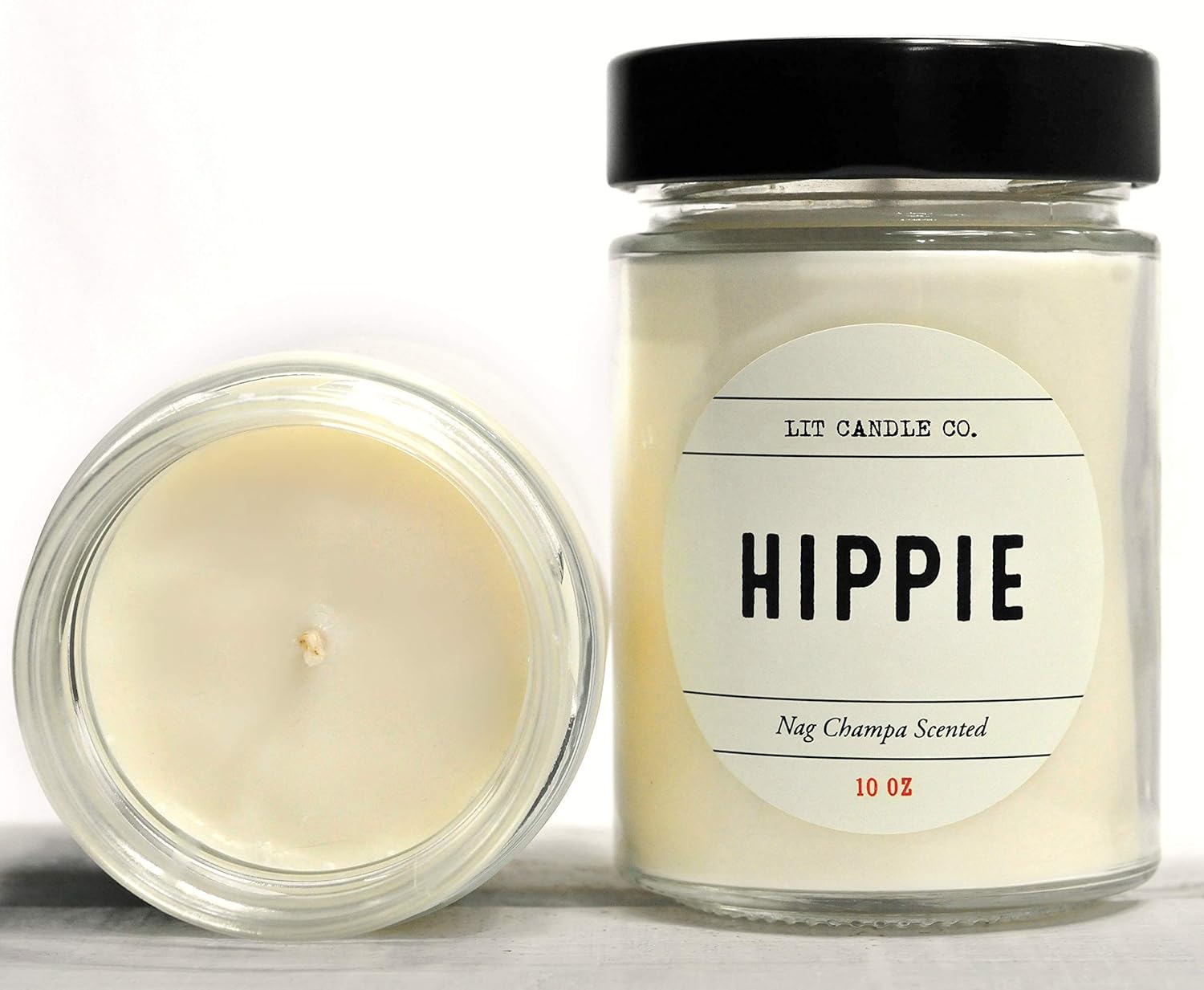 Soy Candles "Hippie" Nag Champa Scented Lit Candle Co. Amazon.ca