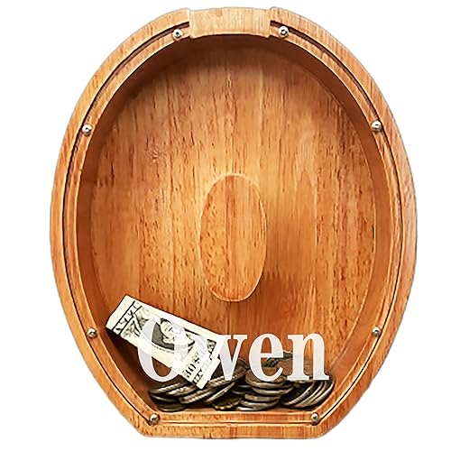 Vista 115 de Personalized Wooden Alphabet Piggy Bank-Kids Piggy Bank-Boys Girls Piggy Bank-Coin Piggy Bank-Bank-Can be Used as Christmas-Birthday Gift-Kids Gift