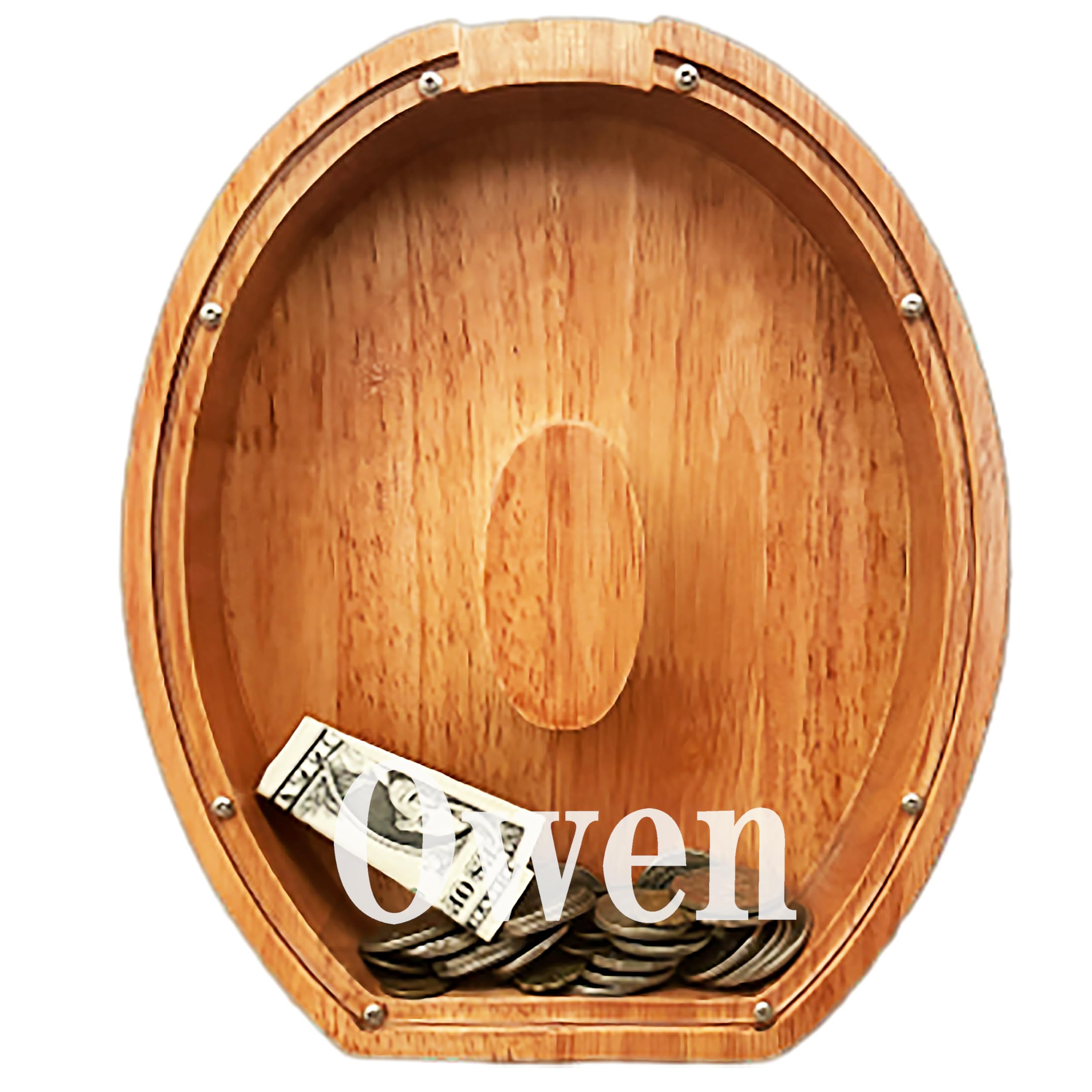 Personalized Large Wooden Letter Piggy Bank, Coin Bank, Custom Piggy Bank with Custom Name, Can be Used as Christmas, Birthday Gifts